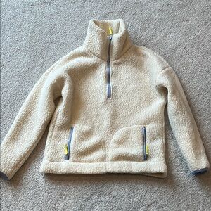J. Crew Polartec® sherpa fleece half-snap pullover - Size XS